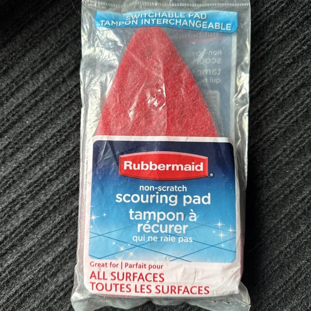 Rubbermaid Switchable Reveal Non-scratch Scouring Pad Scrubber All Purpose New